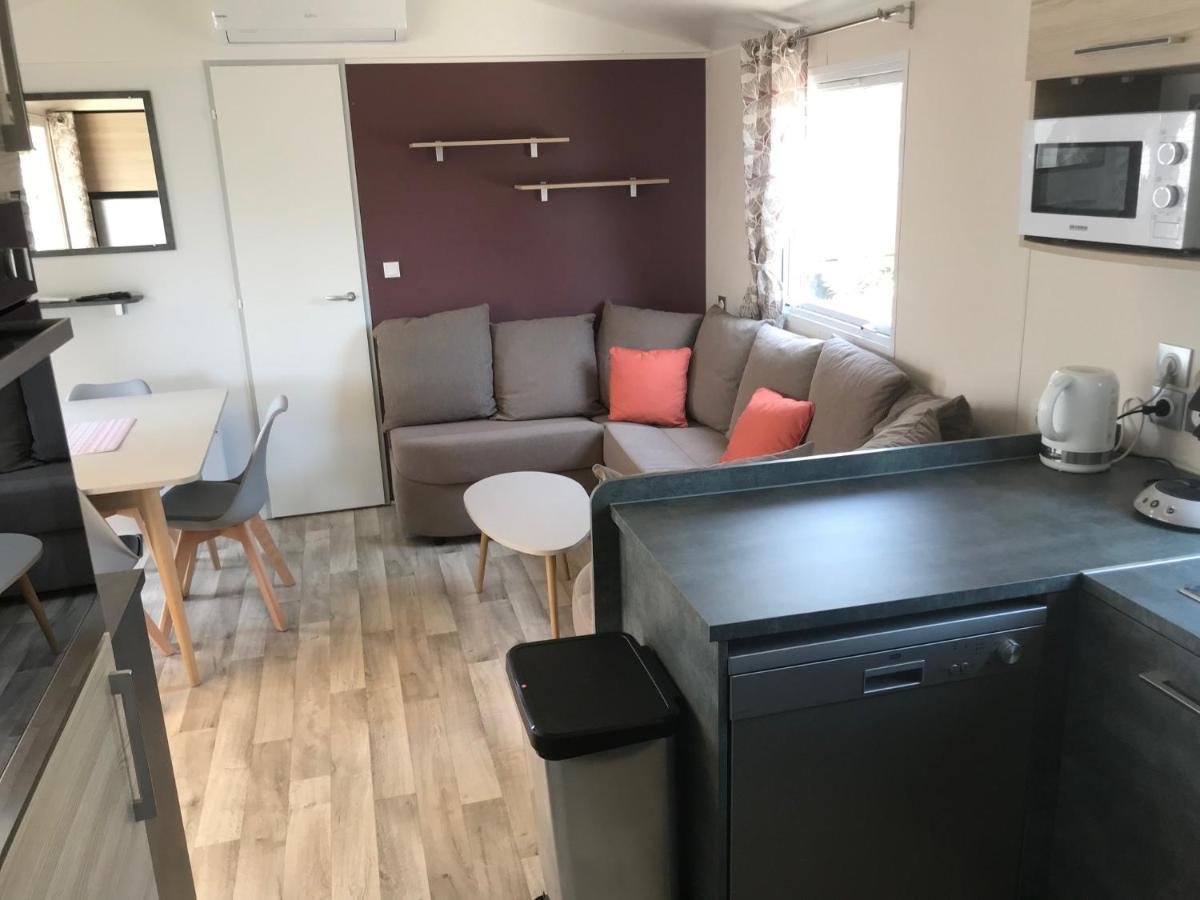 Mobil Home Camping Le Mar Estang Bord De Plage Кане Экстерьер фото